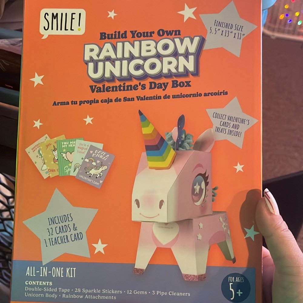 nwot unicorn card box